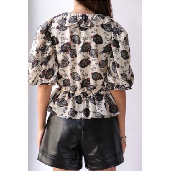 Ulla Johnson Nadya top blouse gardenia floral size 6 - Picture 14 of 14